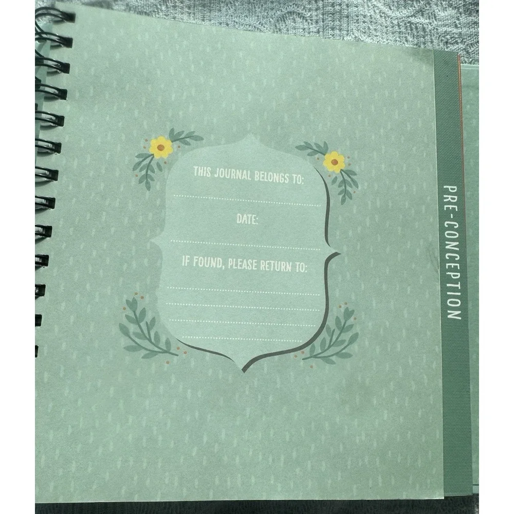 Bump for Joy A Pregnancy Journal Hardcover Beginning to End Keepsake New Other